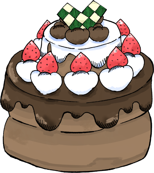 ケーキのイラスト