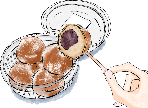 あんドーナツのイラスト