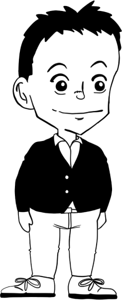 男の子のイラスト