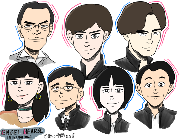 エンジェルフライト登場人物のイラスト