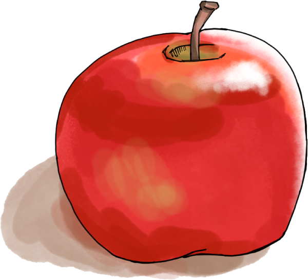 りんごのイラスト
