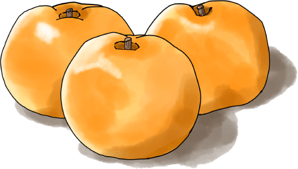 桃のイラスト