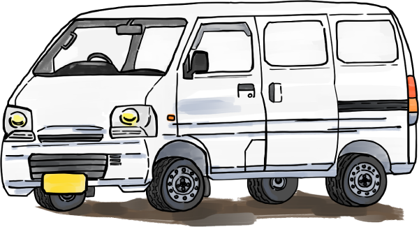 スズキエブリイのイラスト