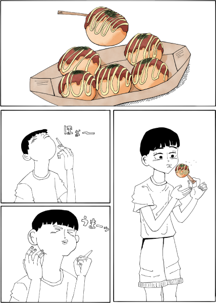 たこ焼きのイラスト
