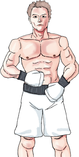 井上尚弥さんのイラスト