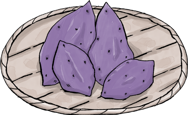 さつま芋のイラスト