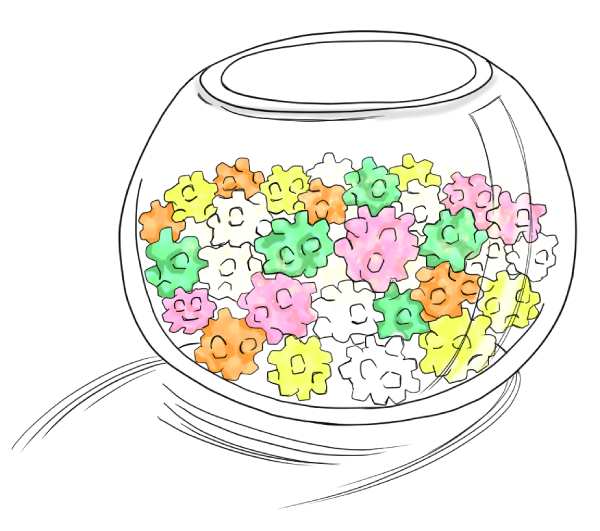 金平糖のイラスト