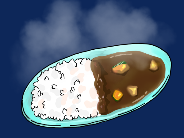 カレーライスのイラスト
