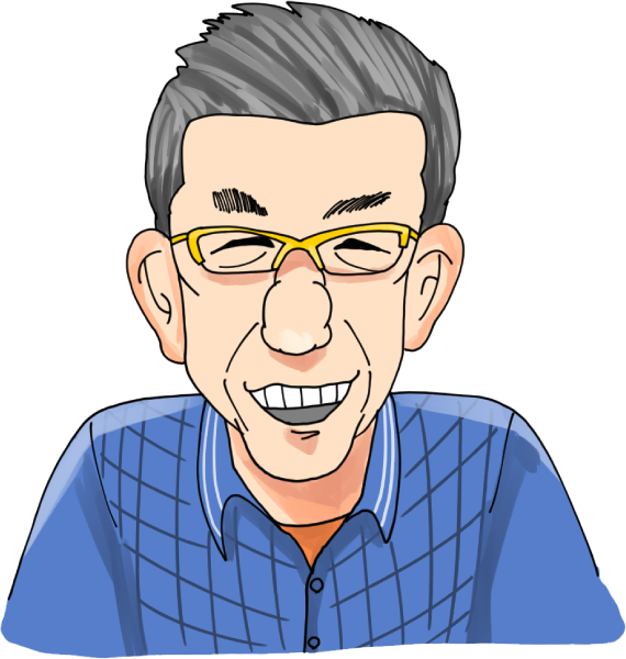 笑福亭笑瓶さんのイラスト