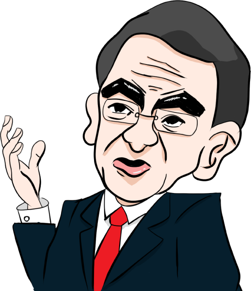 河野太郎さんのイラスト